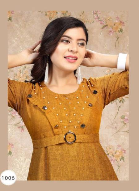 Ft Pink Latest Heavy Rayon Casual Kurtis Collection Catalog